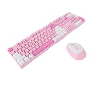 Lazmin112 Ensemble Clavier Et Souris sans Fil, 800/1200/1600 PPP, Clavier d'Ordinateur sans Fil Ergonomique 2,4 Ghz, Mode Veille Intelligent, Disposition des Touches Haute/Basse (Type 1)