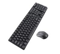 Lazmin112 Ensemble Combo Souris Clavier sans Fil, Connexion 2.4G, Clavier de Saisie Portable Silencieux 1600DPI avec Tapis Antidérapant, pour Ordinateur Portable Ordinateur Portable