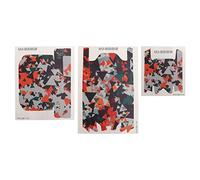 Lazmin112 Ensemble D'autocollants Décoratifs Personnalisés en PVC pour 3, Conception Multi-facettes pour Rappel de L'état de la Batterie, pour Les Amateurs de Drones (Camouflage Orange Vert)