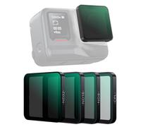 Lazmin112 Ensemble de Filtres ND CPL, Paquet de 4 Cadres en Aluminium et Verre Optique HD Multicouche avec Verrouillage à Pince en Silicone, pour Objectifs ACE Pro 2 ACE Pro