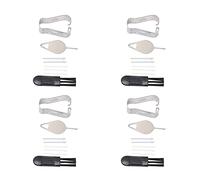 Lazmin112 Ensemble de Recharge de Remlantage pour Le Stylet d'écriture Manuscrite, Pourtab S7 Fe 12,4 Pouces T733, avec 20 Recharge, MATÉRIAU ABS (Blanc Gris)
