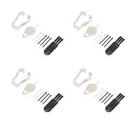 Lazmin112 Ensemble de Recharge de Remlantage pour Le Stylet d'écriture Manuscrite, Pourtab S7 Fe 12,4 Pouces T733, avec 20 Recharge, MATÉRIAU ABS (Noir et Gris)