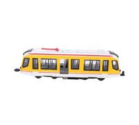 Lazmin112 Ensemble de Trains de Jouets Lotomotive Lotomotive à Deux Fins Alliés pour Garçons, Très détaillé avec Une Batterie Intégrée pour Les Tout-Petits et Les Enfants d'âge Préscolaire (Yellow)