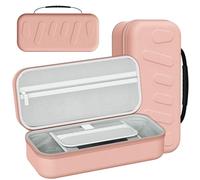 Lazmin112 Étui de Voyage Rigide en EVA pour ROG Ally X, Organisateur de Rangement de Protection de Console de Jeu Portable avec, Poche pour Accessoires, Conception étanche (Pink)