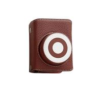 Lazmin112 Étui pour Appareil Photo X-Half, Housse de Protection Anti-Rayures à 360 Degrés avec Doublure en Velours Doux, Poignée Ergonomique, Texture Antidérapante, Port de Montage pour (Brown)