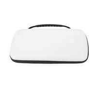 Lazmin112 Étui pour Console de Jeu Portable ROG Ally X 7 Pouces 2025, Sac de Protection en Cuir PU Résistant à l'eau EVA, adapté aux Voyages (White)