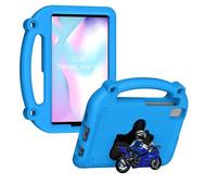 Lazmin112 Étui pour Tablette en Mousse EVA, Housse de Protection Antichoc pour Tab A7 Lite 8.7 T220 T225 T227 A9 8.7 SM X110 X115N A11 SM X133 X135 Tab One TB 305FU, avec Support et (Blue)