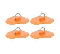 Lazmin112 Formulaire Rond D Pad Ring, D Ring Patch Haute Résistance Glue Installation 4pcs pour Le Stand Up Paddleboard (Orange)