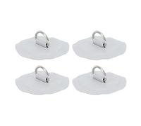 Lazmin112 Formulaire Rond D Pad Ring, D Ring Patch Haute Résistance Glue Installation 4pcs pour Le Stand Up Paddleboard (Gray)