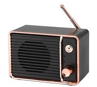 Lazmin112 Haut-Parleur Bluetooth, Haut-Parleur Portable sans Fil avec étanchéité IPX5, Son Stéréo HD, Autonomie de 8 à 9 Heures, Batterie 900 MAh Intégrée, BT5.0, pour Les Fêtes à (Black)