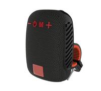 Lazmin112 Haut-Parleur Bluetooth Portable pour Vélo, Haut-Parleur Extérieur étanche avec Son Fort, Radio FM, Haut-Parleur de Vélo sans Fil pour L'équitation, la Randonnée, Le Camping (Black)
