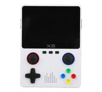Lazmin112 HD -Handheld Play Console, Double Rocker High-Resolution Handheld -Retro Gaming mame Console Large Visualisation Version pour Les Jeux (White)