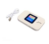 Lazmin112 Hotspot Mobile, Routeur WiFi 4G de Poche 150 Mbps, Modem WiFi avec Écran LCD avec Emplpacement pour Carte Micro Sim, Jusqu'à 10 Appareils, pour Ornineur Portable, Téléphone