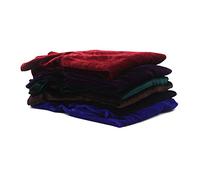 Lazmin112 Housse de Tabouret de Piano Belle Pleuche Banc Double Siège macramé décoré 29,5 * 13,8 Pouces Universelle Pratique pour Les Instruments de Musique Maison et Jardin Noir (Rouge)