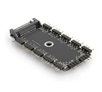 Lazmin112 Hub Splitter LED RVB 3 Broches, 5V Ordinateur Portable Composants Internes Station d'accueil Hub, pour Interface