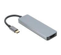 Lazmin112 Hub USB 5 en 1, Hub USB vers Adaptation de Dongle Multiport Adaptateur Réseau Multifonction pour l'ordinator de Bureau