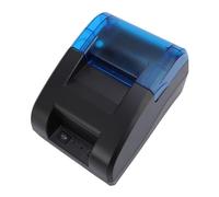 Lazmin112 Imprimante de Reçus POS, Imprimante Thermique USB 58 Mm avec Coupe Automatique, Impression Haute Vitesse 70 Mm/s, pour Restaurant, supermarché, Dépanneur (Prise UE)