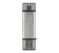 Lazmin112 Lecteur de Carte Mémoire, Adaptateur de Lecteur de Carte Mémoire USB C USB 2.0 Micro USB, Lecteur de Carte de Stockage Micro de Bureau Portable, pour Système Android Win OS X