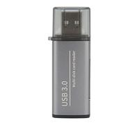 Lazmin112 Lecteur de Carte Mémoire, Lecteur de Carte de Stockage Micro USB 3.0, Taux de Transfert de 5 Gbps, avec Indicateur LED, pour Système Windows OS X Linux, pour Ordinateur Portable