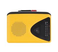Lazmin112 Lecteur de Cassettes Rétro, Radio AM FM Portable avec Haut-Parleur et Microphone Intégrés, pour Usage Domestique et Extérieur