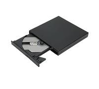 Lazmin112 Lecteur DVD Externe, Lecteur DVD USB 2.0, Lecteur CD Combo DVD ROM Portable, Graveur DVD, Compatible avec Ordinateur Portable PC AIO Windows Linux Vista OS X