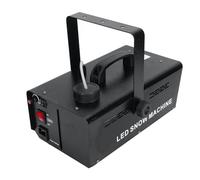 Lazmin112 Machine à Neige, Fausse Machine à Neige Professionnelle avec Lumière LED et Télécommande sans Fil, pour Scène de Fête de Mariage de Noël, Intérieur et Extérieur (Prise UE 100 à 240V)