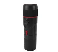 Lazmin112 Machine de café électrique Portable, Superpative d'extraction Complète Compacte avec Un Câble d'éclairage de Cigarettes pour Camping-Cars (Noir Rouge)