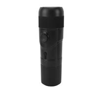 Lazmin112 Machine de café électrique Portable, Superpative d'extraction Complète Compacte avec Un Câble d'éclairage de Cigarettes pour Camping-Cars (Black)
