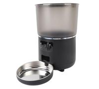 Lazmin112 Mangeoire Automatique pour Chat, Distributeur de Nourriture pour Animaux de Compagnie WiFi 4L avec Contrôle APP et Enregistreur Vocal, Distributeur de Nourriture Sèche (Prise UE)