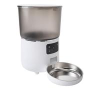 Lazmin112 Mangeoire Automatique pour Chat, Distributeur de Nourriture pour Animaux de Compagnie WiFi 4L avec Contrôle APP et Enregistreur Vocal, Distributeur de Nourriture Sèche (Prise UE)