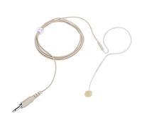 Lazmin112 Microphone à tête Unique Jack 3,5 mm, Microphone à condensateur pour Casque Microphone à condensateur à vis pour karaoké