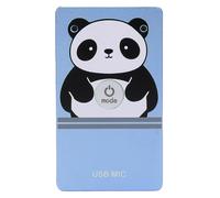 Lazmin112 Microphone USB Antibruit, Prise de Son Omnidirectionnelle à 360° avec Puce de Suppression Intelligente du Bruit, Enregistrement HiFi 2 Canaux pour PC, Ordinateur Portable, (Blue)