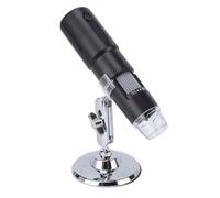 Lazmin112 Microscope Numérique, Caméra de Microscope WiFi HD USB à Grossissement 50X à 1000X avec 8 Lumières LED Réglables, pour L'inspection Biologique des Antiquités de Circuits