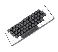 Lazmin112 Mini Clavier RVB G61, Sensation Mécanique Ergonomique, 61 Touches, Réglable Réglable DE RÉTROÉCLAIRAGE, Modes RVB, Angle DE Frape, Interface DE Type C, Grande compatibilité (Black)