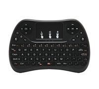 Lazmin112 Mini Clavier sans Fil 77 Touches, Télécommande Rechargeable 2,4 GHz pour Clavier Portable de Petite Taille avec Pavé Tactile pour PS3 TV PC Portable, pour Android iOS