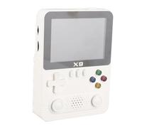 Lazmin112 Mini Console de Jeux Vidéo, 640x480 Portable Dual Core Retro Retro Handheld Game Console avec Carte 32 G pour Les Enfants (White)