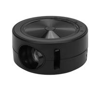 Lazmin112 Mini Projecteur, LED Projecteur Portable, HD Same Screen, 2W Haut-Parleur, Prise Jack 3,5 Mm, Lentille Optique Professionnelle, Télécommande, pour Téléphones Et Tablettes