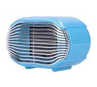 Lazmin112 Mini Radiateur Élective, 800 W Radiateur Soufflant de Bureau à Économie d'Énergie, Chauffage Grand Angle 120 DeGrés, pour la Maison, Le Bureau (BLUE)