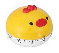 Lazmin112 Minuterie de Cuisson Mcécanique, Compteurs Manuels de Formes d'animaux, Verse Out Out de Chronométrage (Yellow)