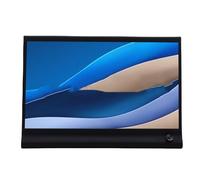 Lazmin112 Moniteur Portable 15,6 Pouces, écran Externe FHD 1080P IPS avec Support Réglable à 360 °, pour Ordinateur Portable et Téléphone