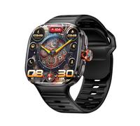 Lazmin112 Montre Connectée 4G, Écran Tactile, Wi-FI, GPS, BT, AI Traduction, Appels, Emplacement pour Carte Nano Sim, Suivi d'Activité Physique, NFC, Appareil Photo, Musique, 32Gb (Black)