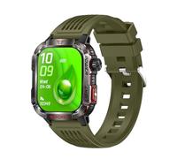 Lazmin112 Montre Intelligente HT29 pour Hommes, Moniteur d'activité à écran Tactile HD de 2,01 Pouces avec Plus de 100 Modes Sportifs, étanchéité IP68, Moniteur de Fréquence Cardiaque et de (Vert OD)