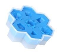 Lazmin112 Moule de bac à glaçons, dés de bac à glaçons en Silicone Outils de Cuisson Bricolage pour Pudding gâteau à la crème glacée Savon Fait à la Main au Chocolat