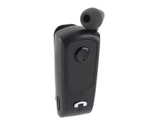 Lazmin112 Oreillette Bluetooth Rétractable, Conception Sportive avec Invite D'appel pour Une Utilisation Mains Libres à L'extérieur (Black)