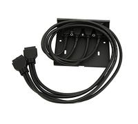 Lazmin112 Panneau Avant USB, 4 Ports USB 3.0 Panneau Avant 3,5 Pouces, Double Connecteur 19 Broches, Transmission Stable, Prise en à Chaud, pour Boîtier D'ordinateur