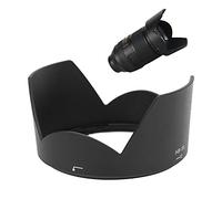 Lazmin112 Pare-Soleil D'objectif Réversible, Protection D'ombre D'objectif D'appareil Photo à Finition Mate Antireflet avec Conception Pliable, pour 18 300 Mm F3.5 5.6G Ed VR