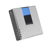 Lazmin112 Passerelle VoIP, Adaptateur de téléphone Internet de passerelle VoIP 2 Ports avec câble réseau, Prise en Charge du protocole SIP V2, pour PAP2T(Prise EU)