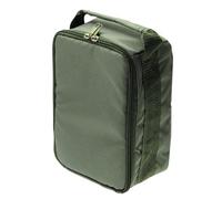 Lazmin112 Pochette de Rangement Polyvalente pour Ligne de Pêche, Sac D'équipement de Pêche Durable et Résistant aux Intempéries pour Moulinets et Outils, Nylon 8.98x6.10x4,06 Pouces (Green)