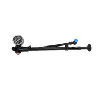 Lazmin112 Pompe à Amortisseur à Vélo à Haute Pression en Aluminium en Alliage Avant et Pompe à Air à Suspension Arrière pour Le Vélo Quotidien et l'entretien Professionnel (Black)