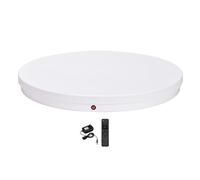 Lazmin112 Présentoir Rotatif électrique, Plateau Tournant motorisé Robuste de 24 Pouces avec Télécommande sans Fil, pour Photographie à 360 °, Numérisation 3D, Affichage de Grands (Prise américaine)